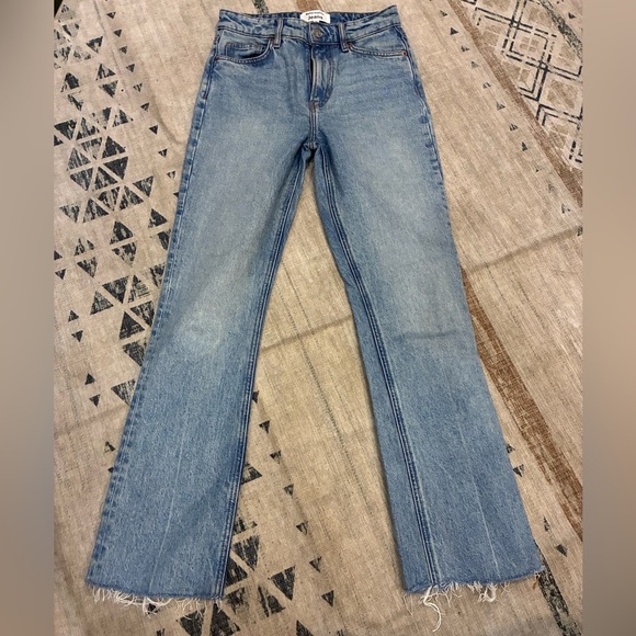 Reformation Peyton high rise boot cut jeans light wash size 26 - Picture 1 of 3